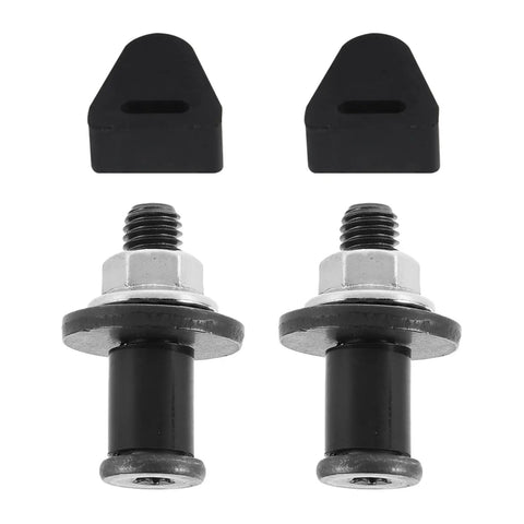 Seamless Rear Tailgate Latch Striker Bolt Kit For Pickup Trucks, black plastic bushing stops with metal bolts