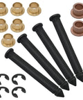 16 Pcs Auto Metal Direct Door Hinge Pin And Bushing Repair Kit Stainless Steel A00031 for Chevrolet, Pontiac, Nova
