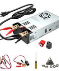 110V AC To 12V DC Converter With On Off Switch, Pure Copper Terminals, Heavy Duty 50A 600W Power Supply with tools and cables