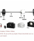 Heavy Duty Badass SFU2005 Ball Screw Kit With 5mm Lead Pitch Pro CNC Machine Builds Featuring Rock Solid BK15 BF15 End Supports Plus Flexible Coupler For Precision Slick Moves And Top Tier Performance Upgrades So You Can Get Job Done Right, SFU2005 ball screw kit with BK15 BF15 supports and coupler