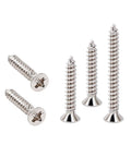 Heavy Duty Nickel Humbucker Pickup Frame Mounting Screws For Gibson Les Paul And SG Guitars in various lengths and styles.
