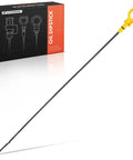 Ford And Lincoln 3.5L And 3.7L Engine Oil Dipstick Gauge For Explorer 2011 2012 Fusion 2010 2012 with yellow handle and box