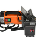 Portable Electric Chamfering Machine For Precision Straight Edge Milling Featuring Tough Tungsten Cutters And Hassle Free Smooth Operator Design For Heavy Duty Shop Work, showcasing controls and cutting head.