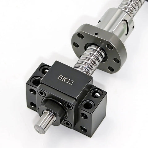 BK12 Fixed Side and BF12 Standard End Supports for SFU1605 SFU1610 Ballscrews, CNC block with 16mm shaft