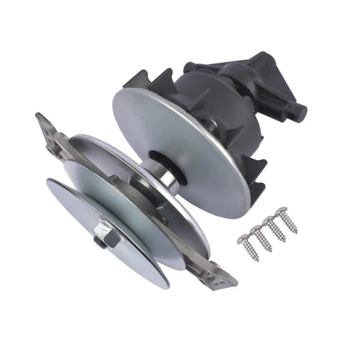 RT400 Variator Drive Pulley Replacement For John Deere D105 E100 X105 X106 Tractors OE MIA13031 GT79398 GT79398A GT79398B shown with screws