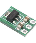 Top Shelf Step Down Voltage Converter Module For Lithium Battery Systems And Diy Electronics Projects Featuring Smooth Ldo Regulation And Dead Simple Plug And Play Operation, small green PCB with LDO chip and capacitors.