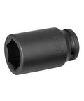 Three Quarter Inch Drive 36mm Deep Impact Socket For Axle Nut Removal Six Point Chromium Molybdenum Steel Tool