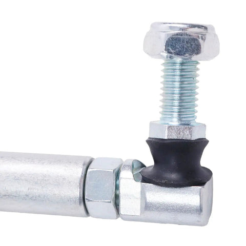 Left Steering Drag Link Tie Rod For John Deere G110 L100 L105 L107 L108 L110 L111 L118 L120 L130 GY20491 GY20439 Replacement, close-up metal joint