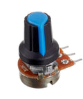 10K Ohm Rotary Potentiometer Kit 20 Sets Linear Taper Single Turn Potentiometers With Knurled Shaft 3 Terminals Carbon Film