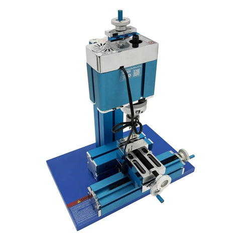 Slick Mini Milling Machine With 20000 RPM Motor, Heavy Duty 3 Axis Benchtop Drill Press For Metal And Wood Projects, 60 Watt Precision Tool.