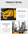 Compact Hydraulic Mini Excavator For Farm Work And Landscaping with brand engine and independent cab