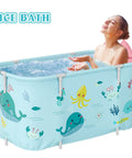 Heavy Duty Foldable Portable Bathtub For Adults With Freestanding Design Collapsible Spa Tub For Shower Or Bath Cold Plunge