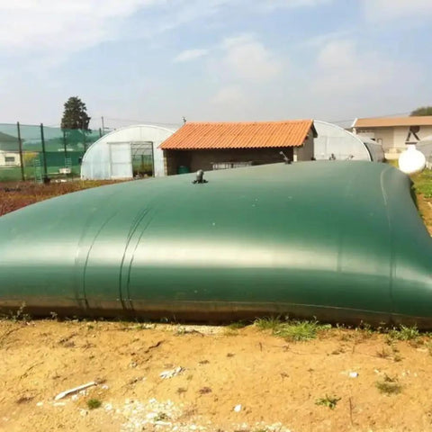 Massive Capacity Water Bladder for Outdoor Adventures, RV and Camping, Portable Emergency Water Storage Tank in use on farm
