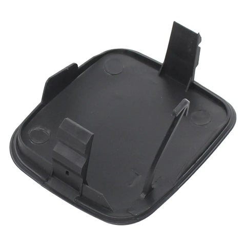 Black plastic front tow hook cover cap for Lexus RX330 2004-2006 and RX350 2007-2009, underside view