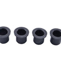 4 Pack Flange Bearings Bushings Kit For Lawn Tractors And Mowers With 19.3mm ID, 24 To 32mm OD, 25.4mm Height, black bushings