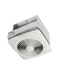 8 Inch Bath Exhaust Fan With 160 CFM And 5.0 Sones White Finish For No Frills Odor Busting And Steam Removal In Small To Medium Bathrooms