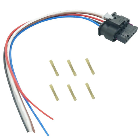 5 Pin MAF Sensor Wiring Harness Connector Pigtail For VW Tiguan Audi A3 A4 A5 A6 A7 A8 Q5 Q3 CC Allroad 2.0L Replacement Plug