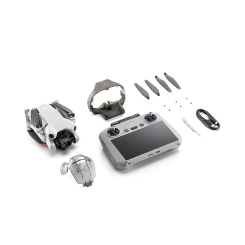 Pro Edition Mini 4 Pro Quadcopter Drone With RC 2 Controller, 4K Ultra HD Video, Ultra Slim And Portable, Smart Flight Modes bundle