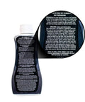 Rit DyeMore 7 oz graphite synthetic liquid dye with plastic gloves, front view