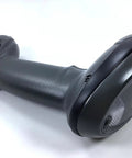 LI4278 Wireless Bluetooth Barcode Scanner With Docking Cradle And USB Cables For Retail And Warehouse Use Fast Scanning Long Battery Life Patent Pending Single Board Design displayed on a white background.