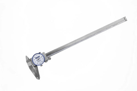 Pro Grade Dial Caliper With Knurled Lock 0 To 12 Inches Measuring Range Stainless Steel Precision Tool for precise measurements