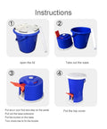 Instructions for Hassle Free Foot Treadle Washer Offering 14 Liter Capacity For Gentle Delicates And Daily Clothes.