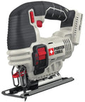 Shop Tested 20V Max Cordless Jigsaw With Built In Dust Blower and Easy Swap Blade Clamp for precision wood cutting.