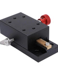 Mini Sliding Linear Stage For Woodworking Tools X Axis Travel 60x40x30mm Manual Fine Tuning Aluminum Alloy with Dovetail Groove