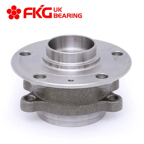 Front view of Front Wheel Bearing Hub Assembly Kit Set Of 2 For VW Tiguan Passat Jetta GTI Golf CC Beetle 2005 To 2017