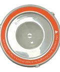 Rear Filter Replacement For Handheld Vacuum Cleaner Spare Parts, High Efficiency Oil Mist And Dust Filtration, Smooth Ventilation, Direct Fit, Standard Size, Compatible With Most Mainstream Vacuum Pumps, round orange and gray filter