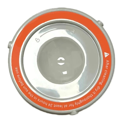 Rear Filter Replacement For Handheld Vacuum Cleaner Spare Parts, High Efficiency Oil Mist And Dust Filtration, Smooth Ventilation, Direct Fit, Standard Size, Compatible With Most Mainstream Vacuum Pumps, round orange and gray filter
