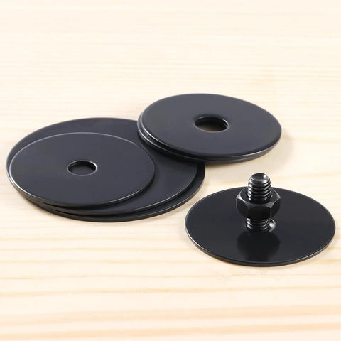 Tough As Nails 300 Pack M6 Flat Washers Made From Black Oxide 304 Stainless Steel showcasing flat washers with 6.4mm inner diameter.