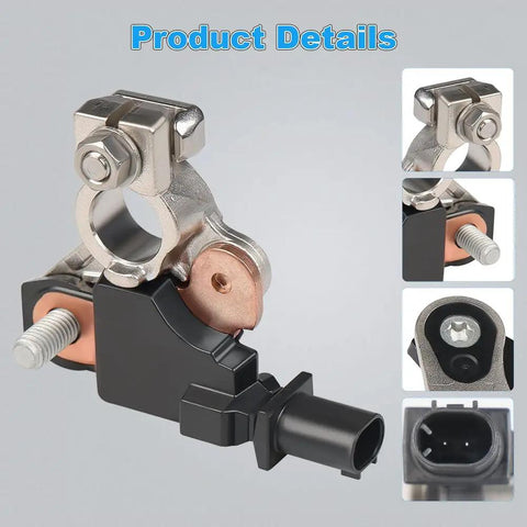Premium Battery Current Sensor Fits Toyota Yaris 2016 Through 2021 Straight Swap 288500V020 showing close-up detail of metal and plastic components.