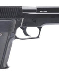 Swiss Arms Licensed 226 Collectors Edition Spring Powered Airsoft Pistol approximately 328 FPS with metal top view.