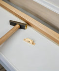 Brass Cabinet Door Catches Magnetic Latches Kit No Fuss Install, hammer and timber on white surface for secure closure