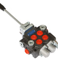 Heavy Duty Hydraulic Directional Control Valve Workhorse With Double Acting Spring Return Adjustable Relief 3600 PSI 11 GPM BSPP 5 Port For Tractors
