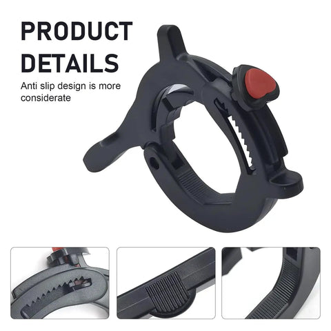 Universal Motorcycle Throttle Cruise Control Booster With Anti Slip Grip To Slash Hand Fatigue And Keep You Chill During Long Highway Cruises In Durable Matte Black close-up of anti-slip throttle grip design