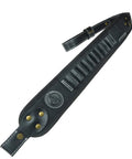 Rugged Leather Canvas Buttstock With Shell Holder Sling For 12 Gauge Shotgun And Rifle Calibers Including .22LR Black