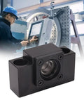 Bearing Block Workhorse For SFU1605 And SFU1204 Ballscrews with C7 type carbon steel construction in a workshop setting