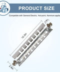 Refrigerator Defrost Heater Kit With Temperature Sensor And High Limit Thermostat Replacement Parts Keeps Your Fridge Frost Free WR51X10055 WR55X10025 WR50X10068 For General Electric product sizing details