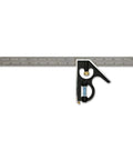12 Inch Heavy Duty Pro Grade Combination Square With Etched Stainless Steel Blade And True Blue Vial For Maximum Accuracy
