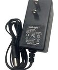 24V AC DC Adapter For Hyper HPR350 24 Volt Battery Powered Youth Dirt Bike Ride On Toy Vehicle Electric Motorcycle Charger With Barrel Plug Worldwide Input 100 To 240V, showing plug and wiring.
