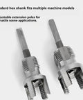 Two In One Pipe Threading Kit For PVC Water Pipes With Internal And External Threading, drill ready, DIY friendly view