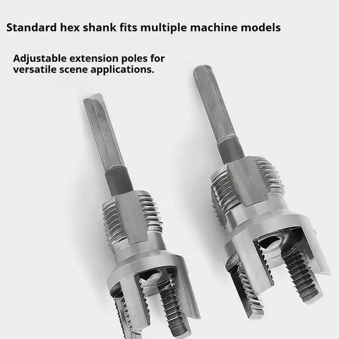 Two In One Pipe Threading Kit For PVC Water Pipes With Internal And External Threading, drill ready, DIY friendly view