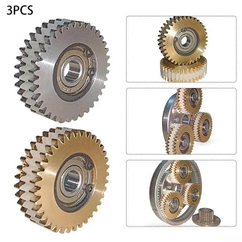 Top Shelf 36 Tooth Nylon Gear Set For Bafang Mid Drive Ebike Motors 38mm Perfect Fit For 500W 750W Repairs Super Quiet And Smooth Shifting, 3PCS 36T gears