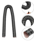 Ride Ready Heavy Duty Black Intake Hose For Auto Ducting 10m Length Silicone Heat Resistant Duct Hose for efficient cooling