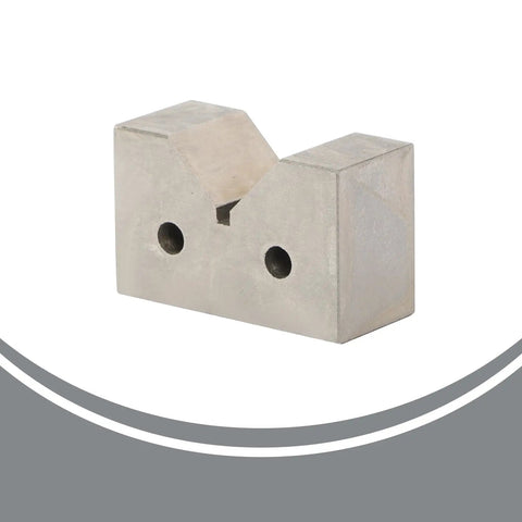 Two Ground V-Block Set 3/4 X 1-1/4 Inch For Milling And Drilling Machines, Precision V-Block Pair For Accurate Workpiece Positioning And Secure Milling Alignment, steel block