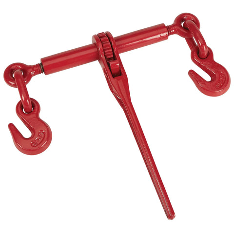 Heavy Duty Ratchet Load Binder for 3/8 In. or 1/2 In. Chain With 9200-Lb. WLL and 33000-Lb. Break Strength to Lock Down Cargo Like A Boss Keeping Your Gear Rock Solid While You Hit The Road