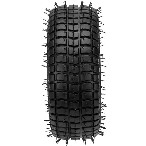 Front view of 9x3.50-4 Tire And Inner Tube For Mini ATV Quad Go Kart Heavy Duty Petrol Electric Gas Skateboard Scooter.