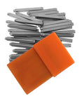 37 Piece Metal Stamping Kit With Letter And Number Punches Plus Heart Symbols, 3mm steel rods and orange case
